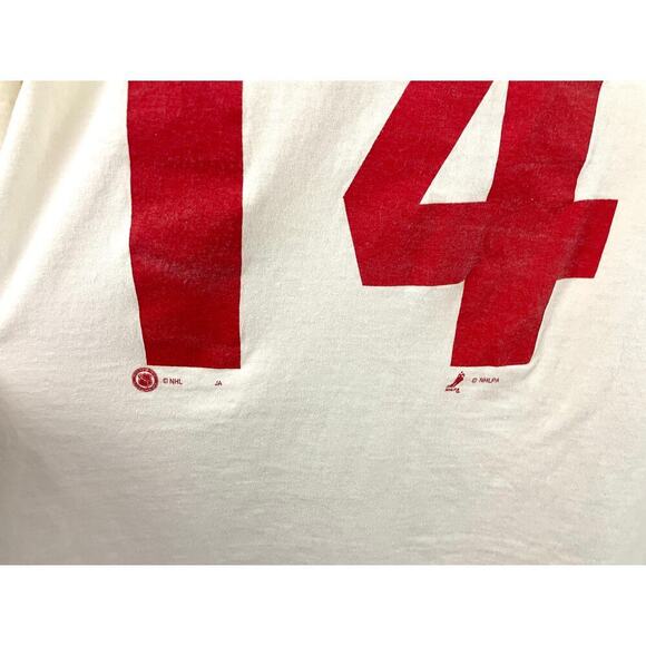 VTG Brendan Shanahan Detroit Red Wings TShirt Mens XL NHL Sport Attack #14 - Picture 7 of 15